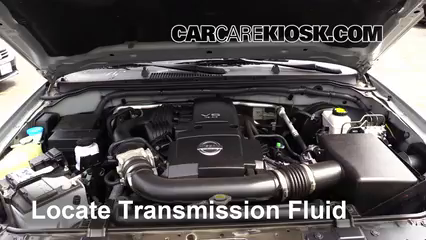 2012 Nissan Frontier SL 4.0L V6 Crew Cab Pickup Transmission Fluid Check Fluid Level